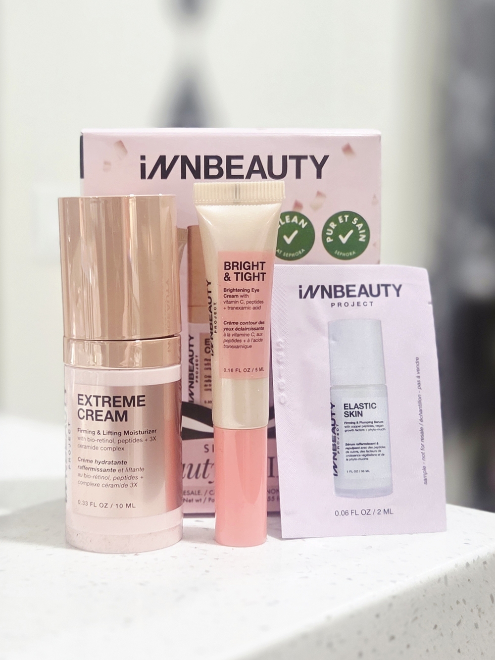 InnBeauty Project Extreme Cream + Bright & Tight Eye Cream Set - 3 Items